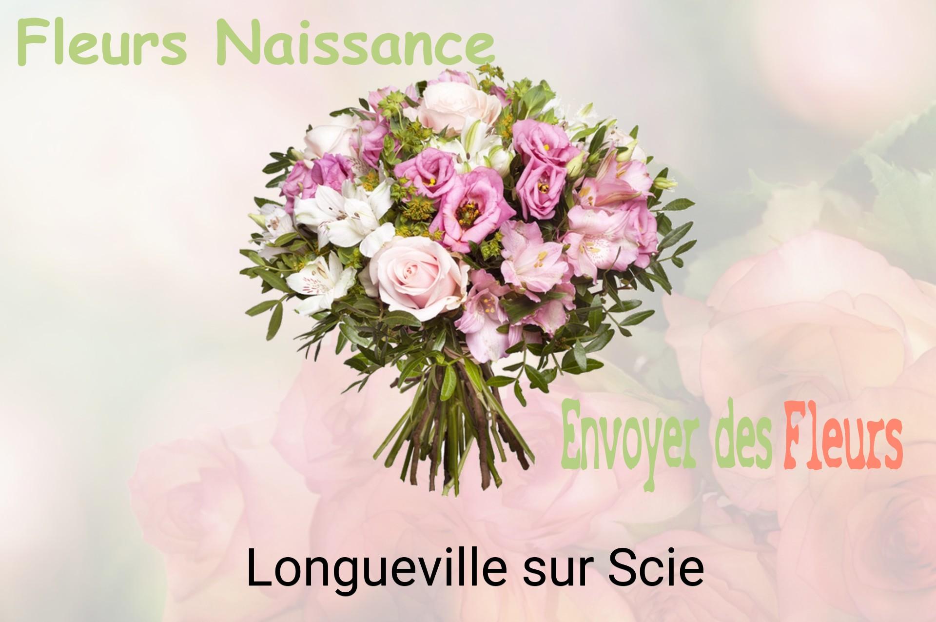 Bouquet de fleurs de naissance livré à Longueville-sur-Scie