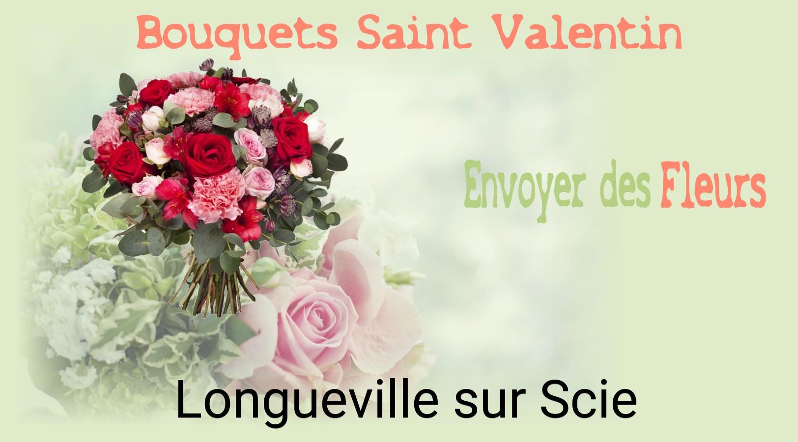 Roses de Saint-Valentin livrées à Longueville-sur-Scie